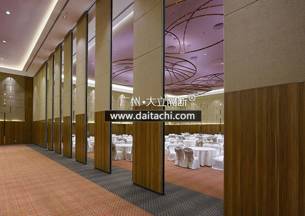 酒店宴会厅超高型活动隔断 长沙骏景大酒店 项目